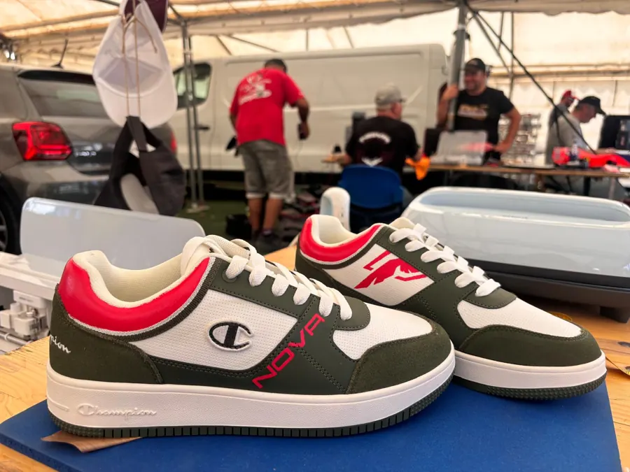 Gecustomizede Champion-sneakers