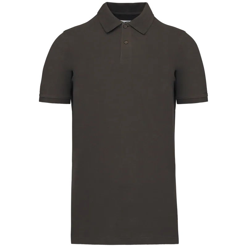 Piqué-herenpolo Bio180 in Dark Grey