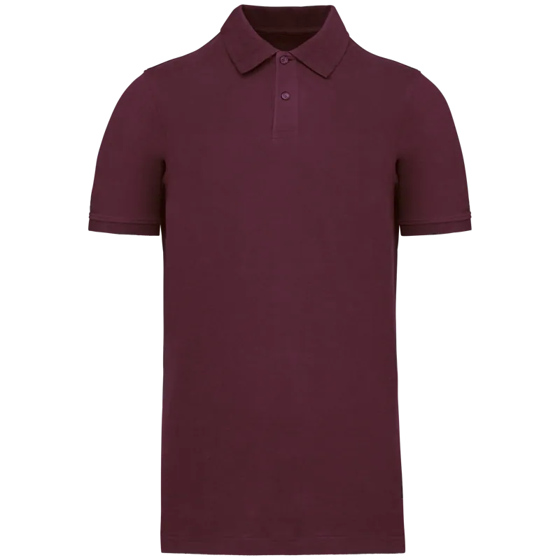 Piqué-herenpolo Bio180 in Wine