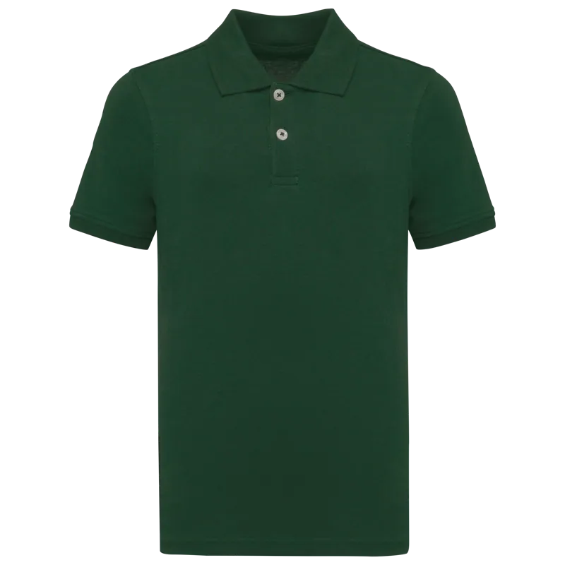 Bio180 piqué kinderpolo in Forest Green