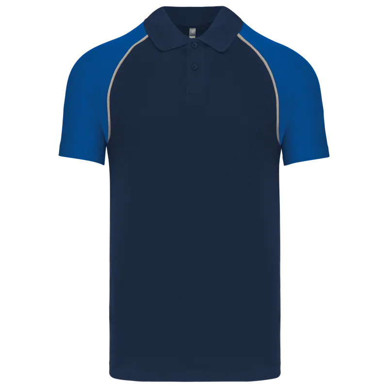 Polo baseball in Navy / Royal Blue