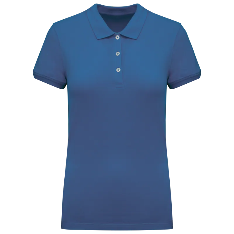 Piqué damespolo in Light Royal Blue
