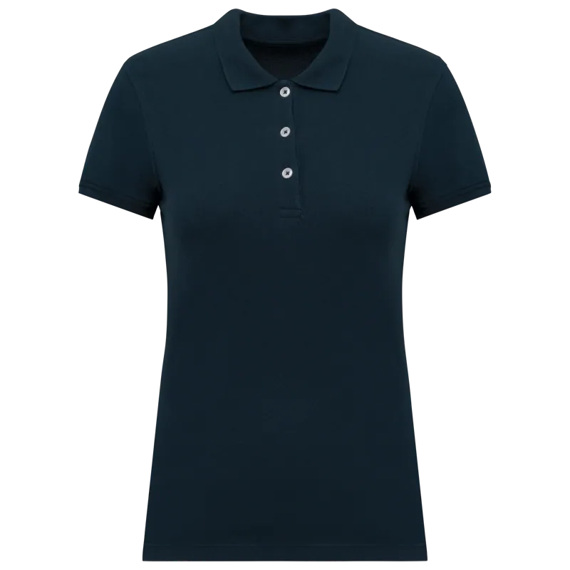 Piqué damespolo in Navy