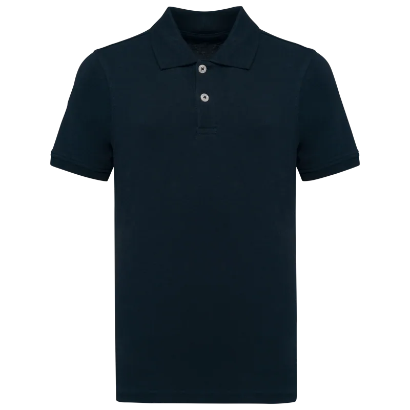 Piqué kinderpolo in Navy