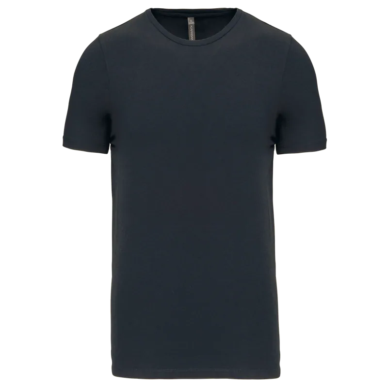 T-shirt ronde hals korte mouwen in Navy