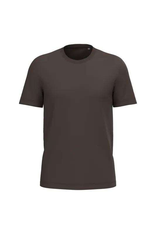 Heren T-shirt Bio150 IC in Chocolate