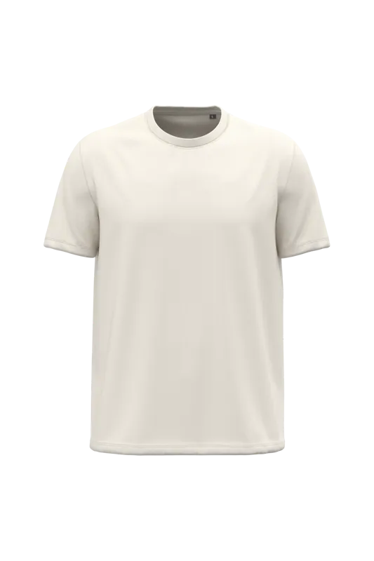 Heren T-shirt Bio150 in Coconut Milk