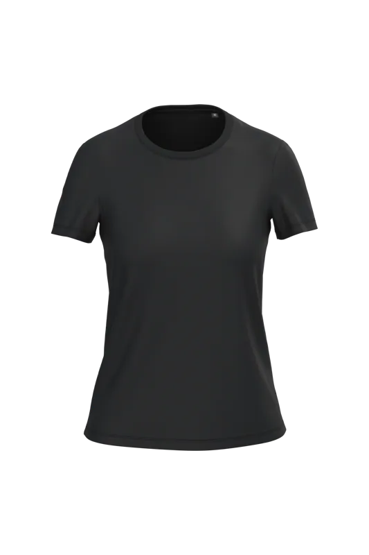 Dames T-shirt Bio150 IC in Black