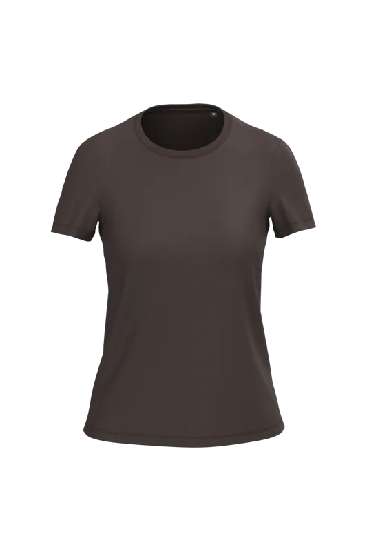 Dames T-shirt Bio150 IC in Chocolate