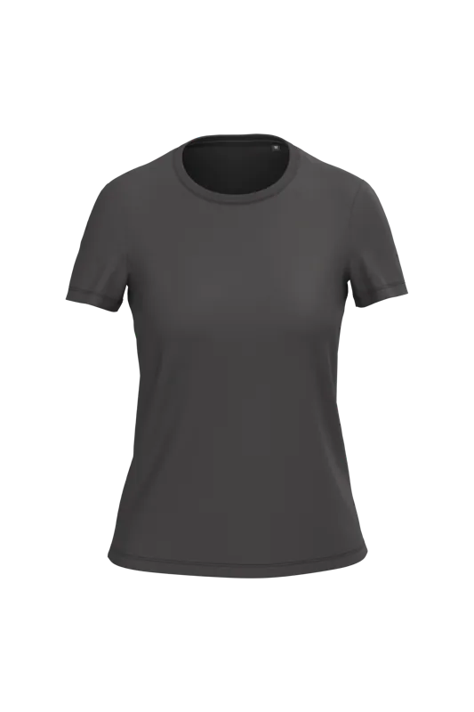 Dames T-shirt Bio150 IC in Dark Grey