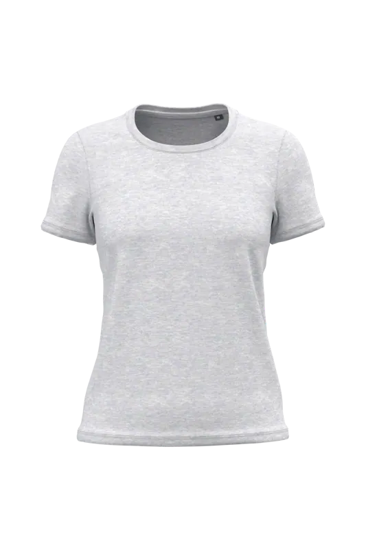 Dames T-shirt Bio150 in Ash Heather