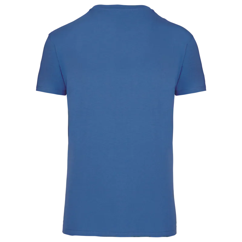 Heren-T-shirt BIO150 IC V-hals in Light Royal Blue, achterkant