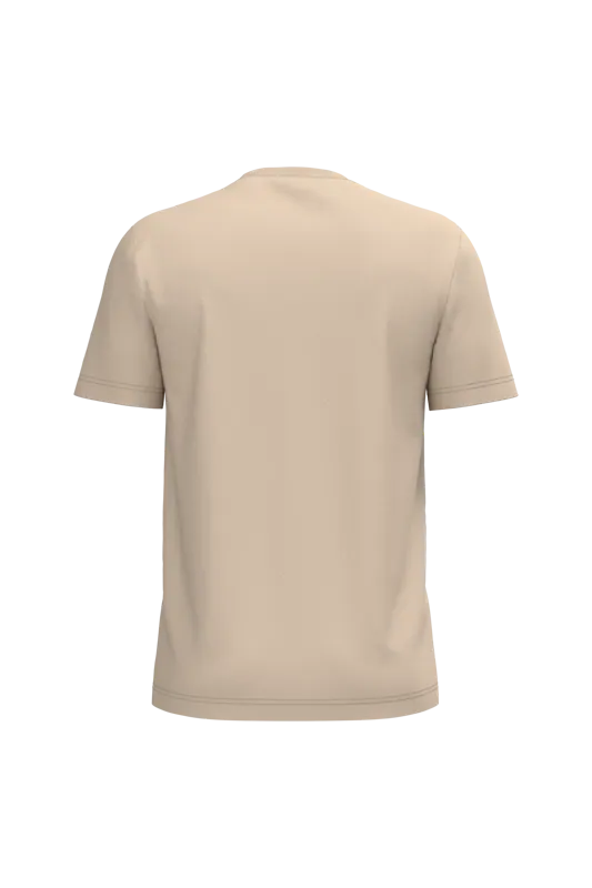 Heren T-shirt Bio190 IC in Light Sand, achterkant