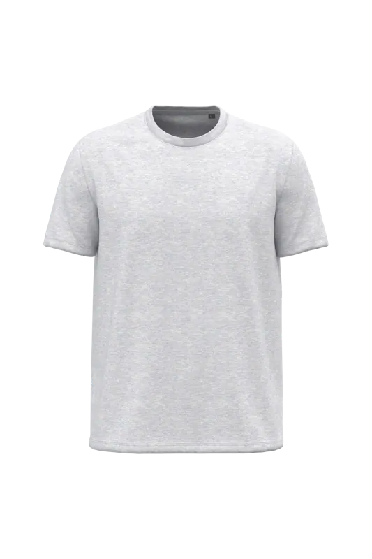 Heren T-shirt Bio190 in Ash Heather