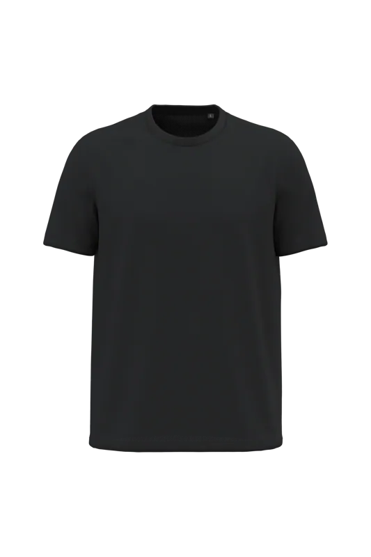 Heren T-shirt Bio190 in Black