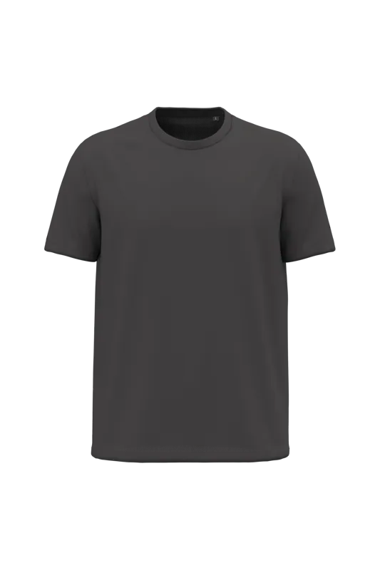Heren T-shirt Bio190 in Dark Grey