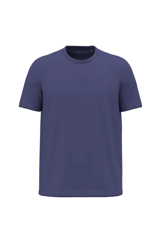 Heren T-shirt Bio190 in Deep Purple