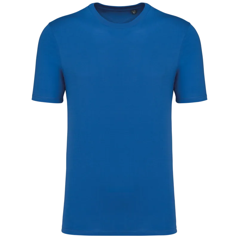 T-shirt ronde hals met korte mouwen uniseks in Light Royal Blue