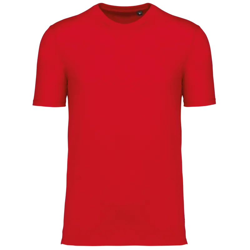 T-shirt ronde hals met korte mouwen uniseks in Red