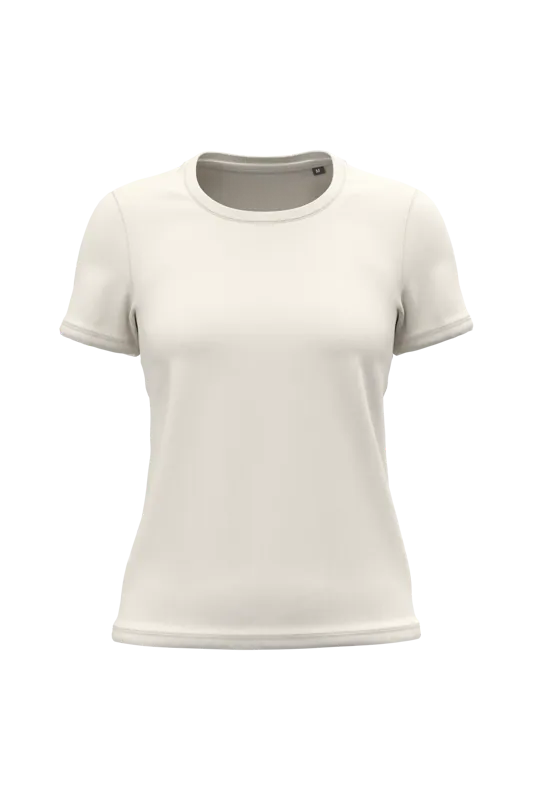 Dames T-shirt Bio190 IC in Coconut Milk