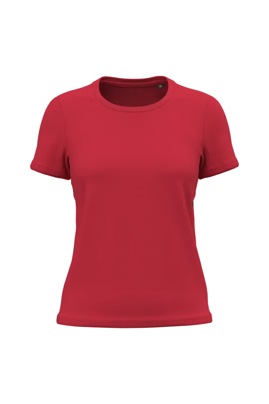 Dames T-shirt Bio190 in Red