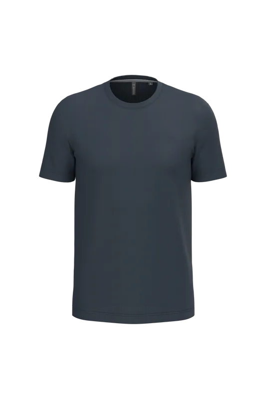 T-shirt ronde hals korte mouwen in Navy