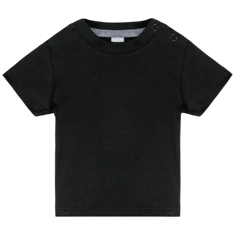 Baby-T-shirt korte mouwen in Black