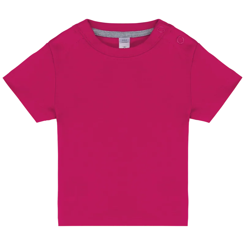 Baby-T-shirt korte mouwen in Fuchsia