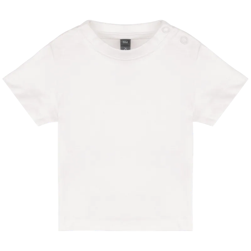 Baby-T-shirt korte mouwen in White