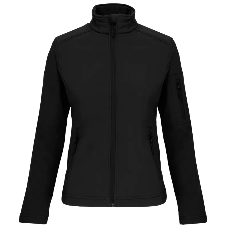 Dames softshell jas in Black