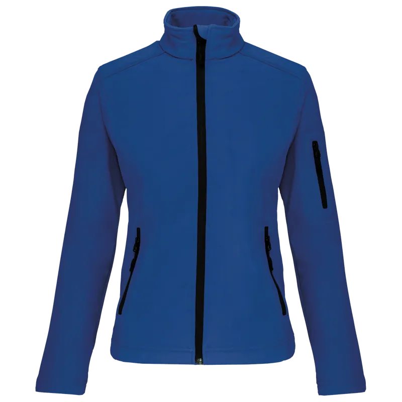 Dames softshell jas in Dark Royal Blue