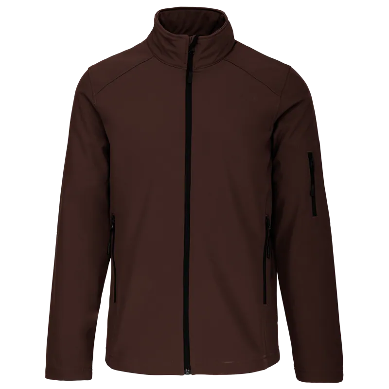 Softshell jas in Chocolate