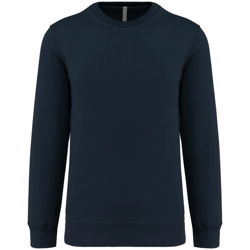 Sweater ronde hals 80/20 uniseks in Navy