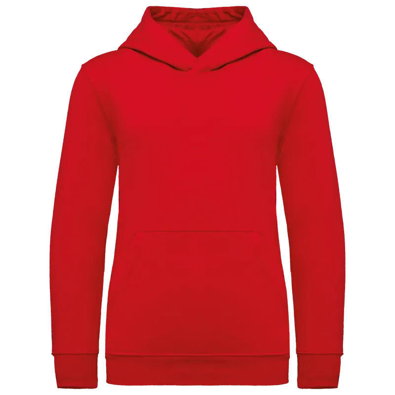 Kindersweater met capuchon in Red
