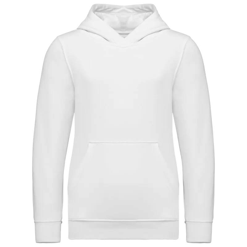 Kindersweater met capuchon in White