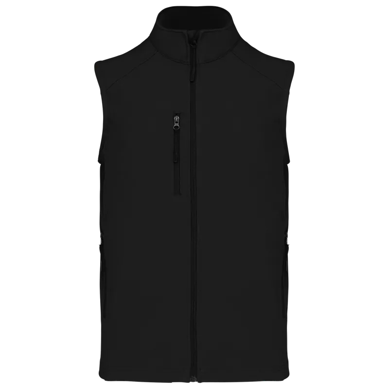 Softshell bodywarmer in Black