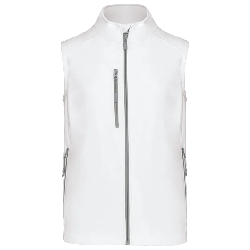 Softshell bodywarmer in White