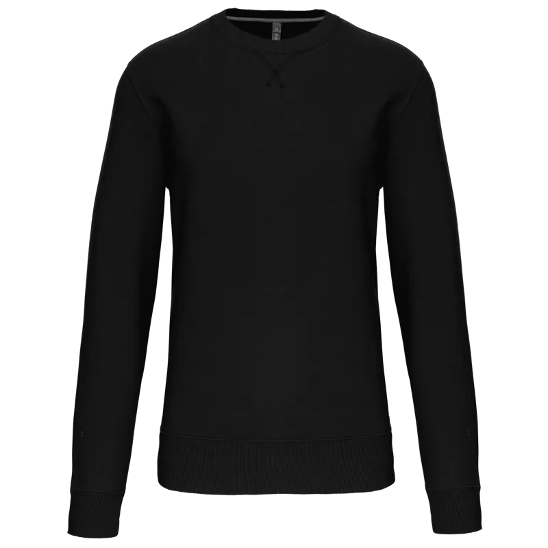 Sweater met ronde hals in Black