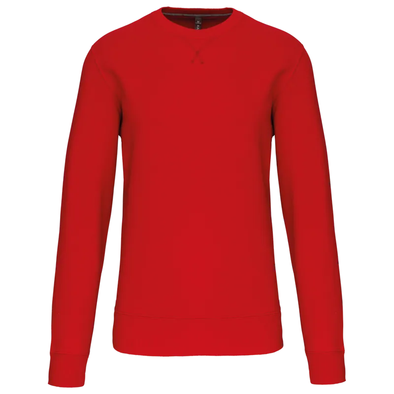 Sweater met ronde hals in Red