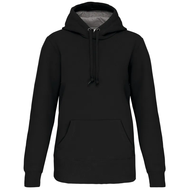 Sweater met capuchon in Black