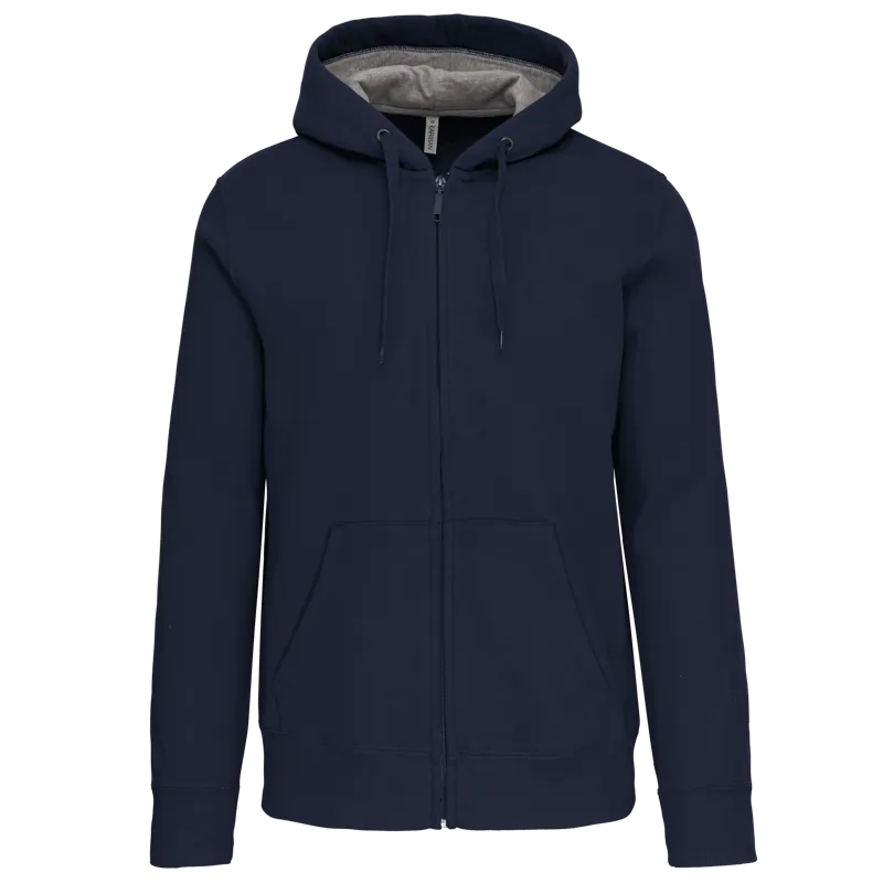 Sweatvest met capuchon in Navy