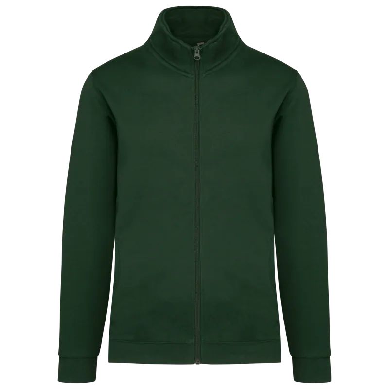 Sweatvest in Forest Green