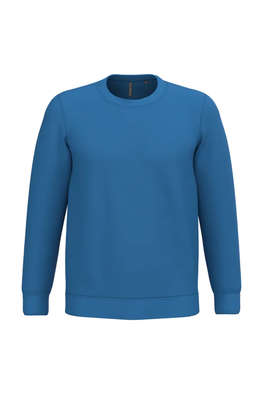 Sweater ronde hals in Light Royal Blue