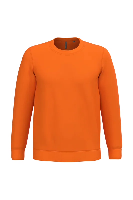 Sweater ronde hals in Orange