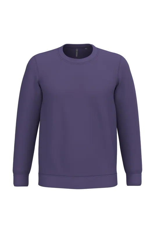 Sweater ronde hals in Purple