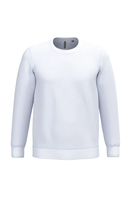 Sweater ronde hals in White