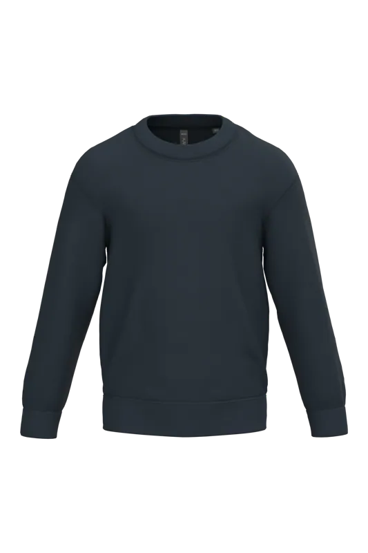 Kindersweater ronde hals in Navy
