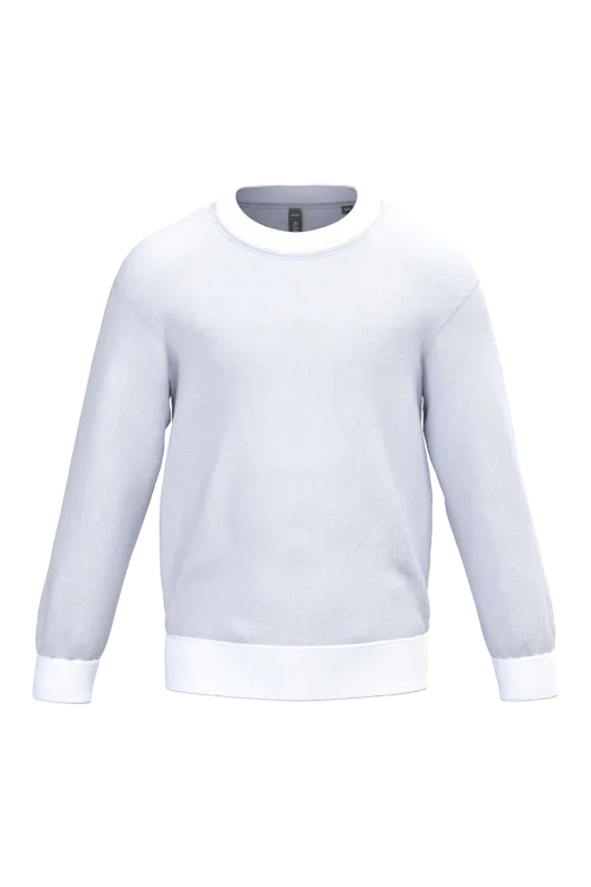 Kindersweater ronde hals in White