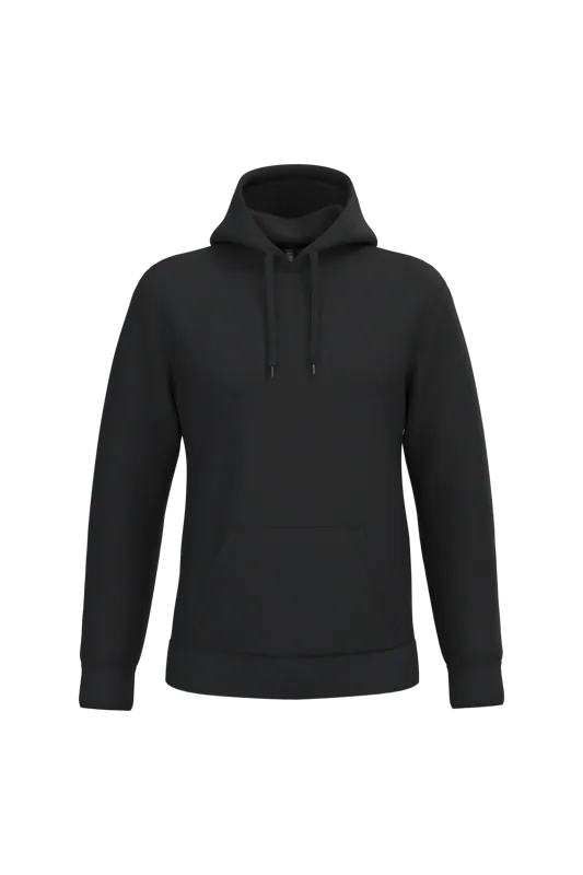 Herensweater met capuchon in Black