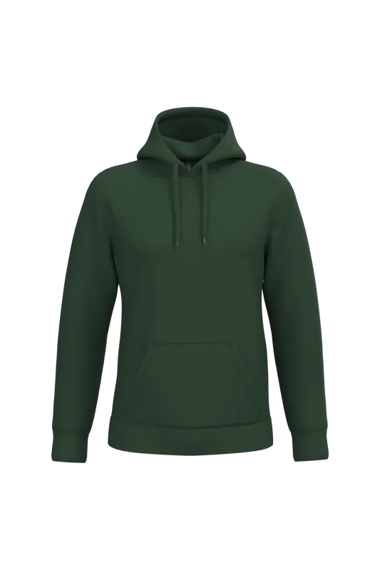 Herensweater met capuchon in Forest Green